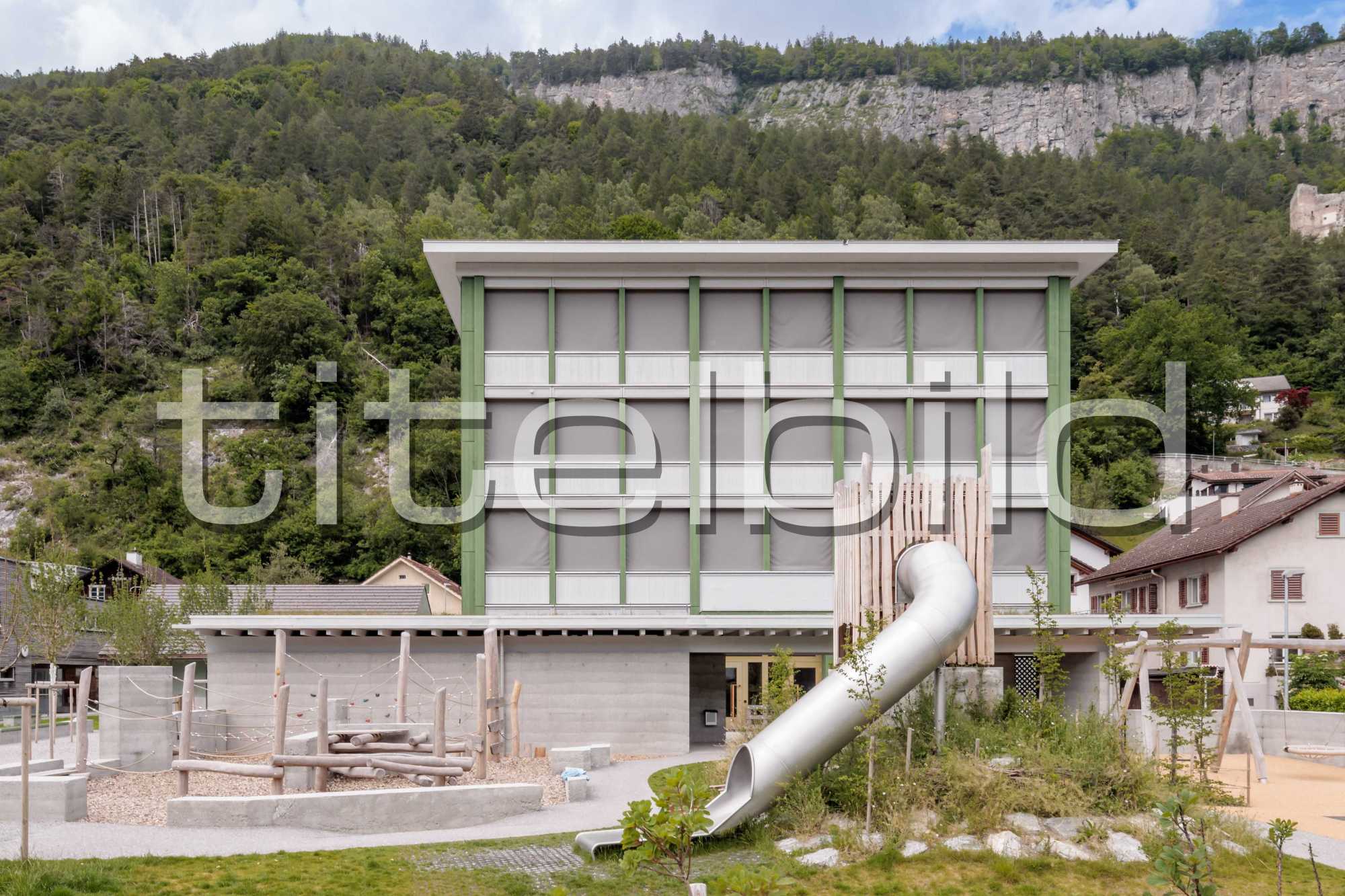 Projektbild-Nr. 2: Neubau Schulhaus Haldenstein