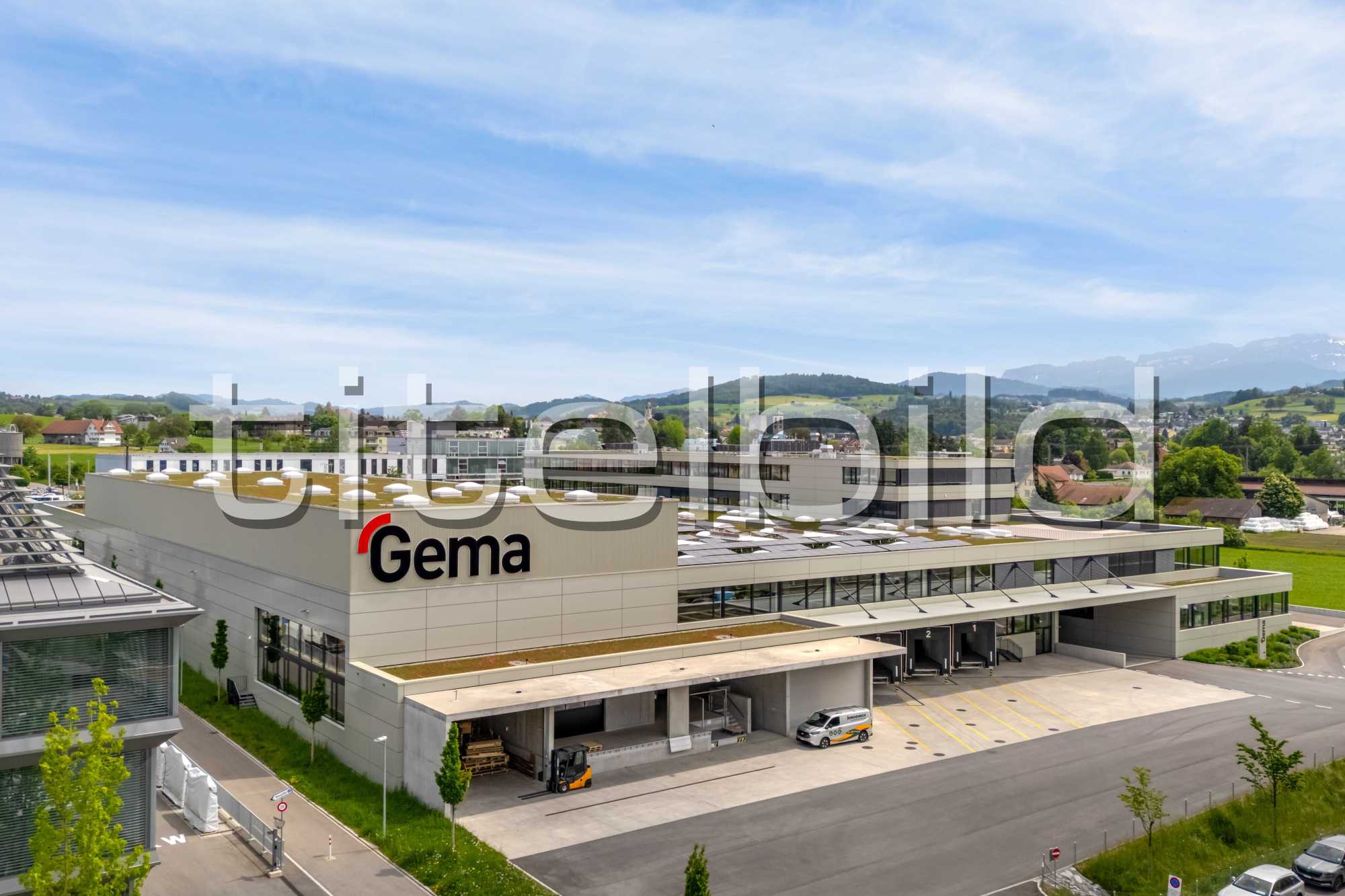 Projektbild-Nr. 1: Neubau Betriebsgebäude Gema