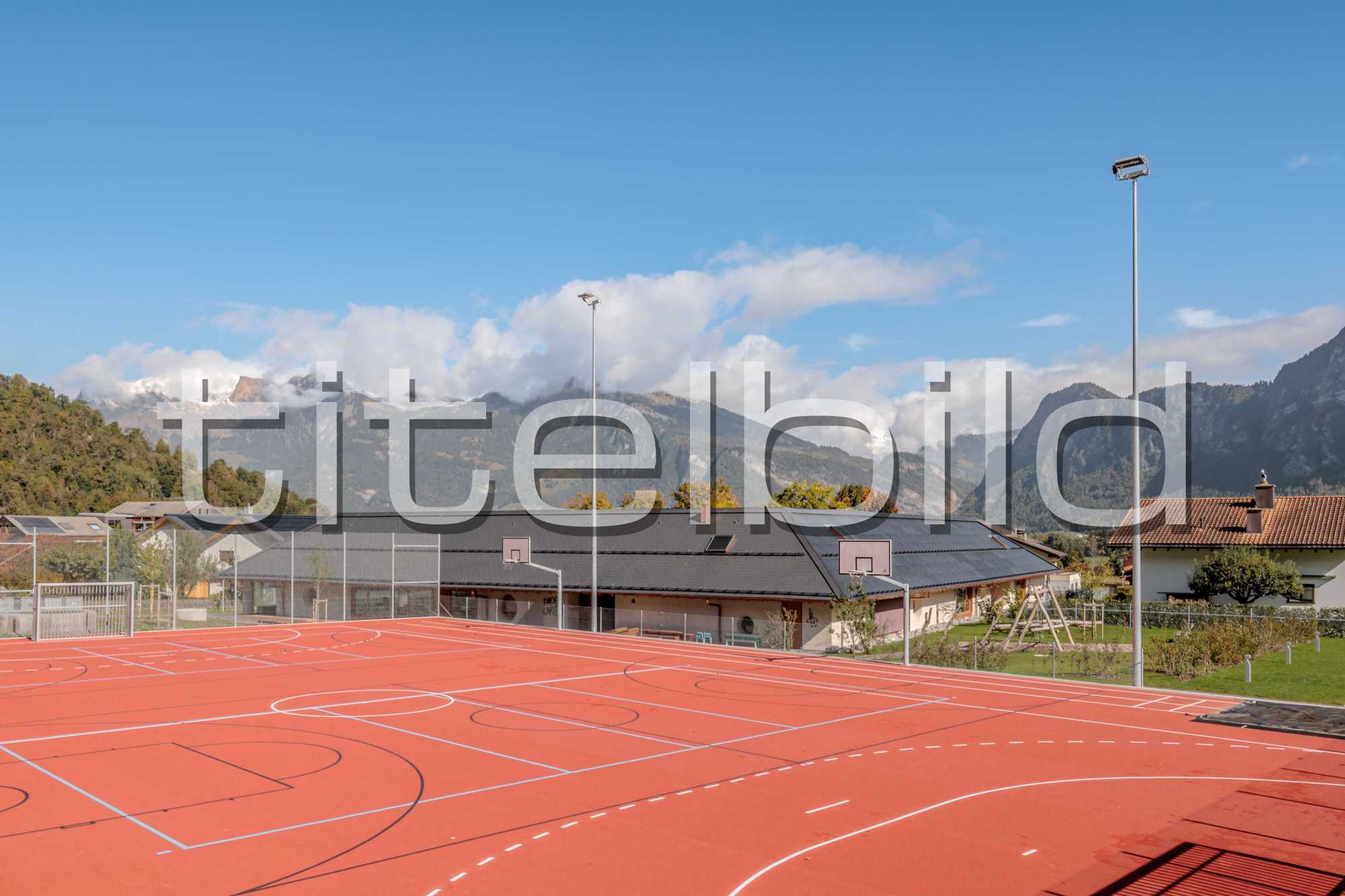 Projektbild-Nr. 6: Neubau Kindergarten mit Einstellhalle und Sportplatz