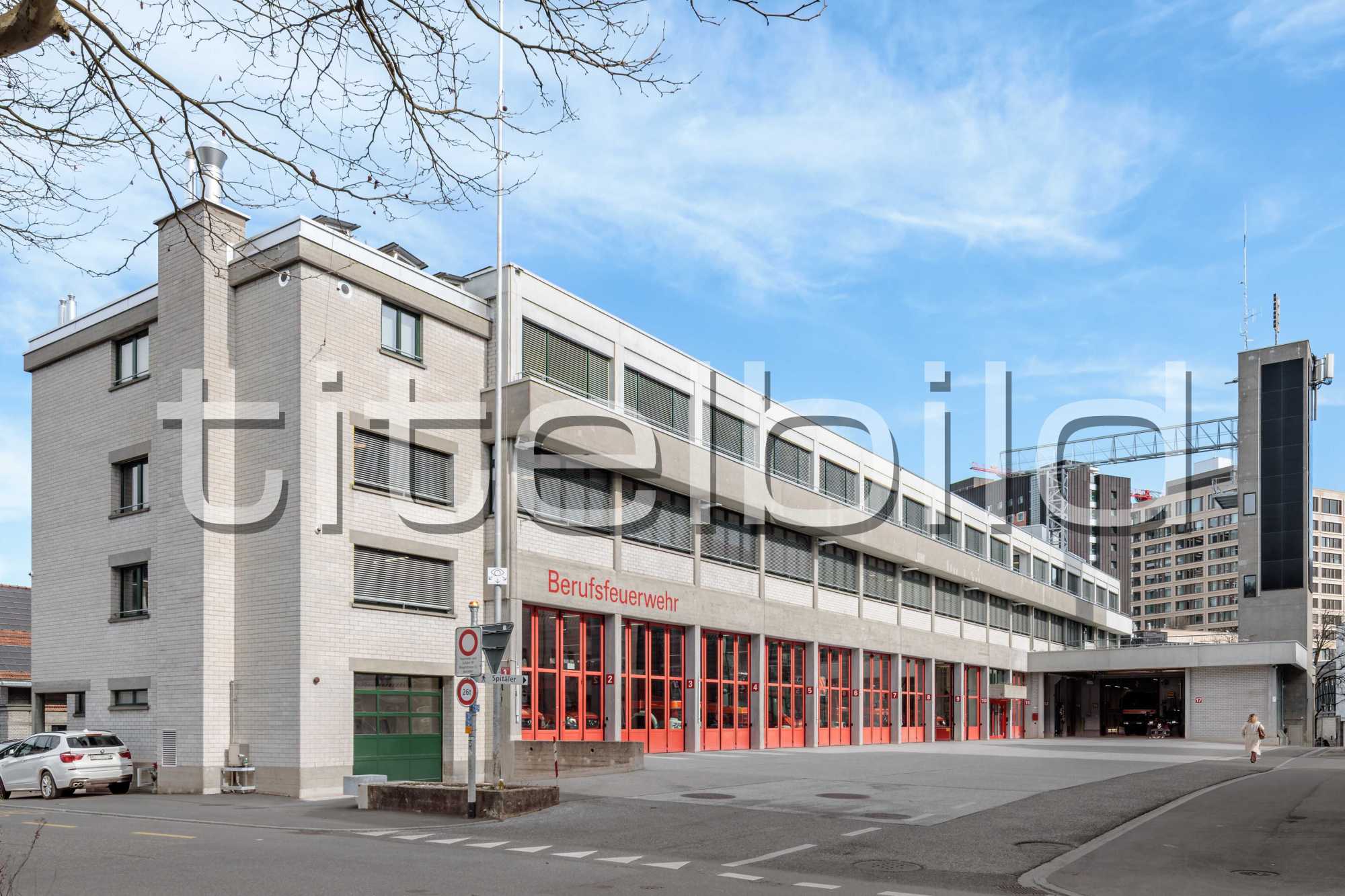 Projektbild-Nr. 0: Sanierungs- und Erweiterungs- massnahmen Berufsfeuerwehr