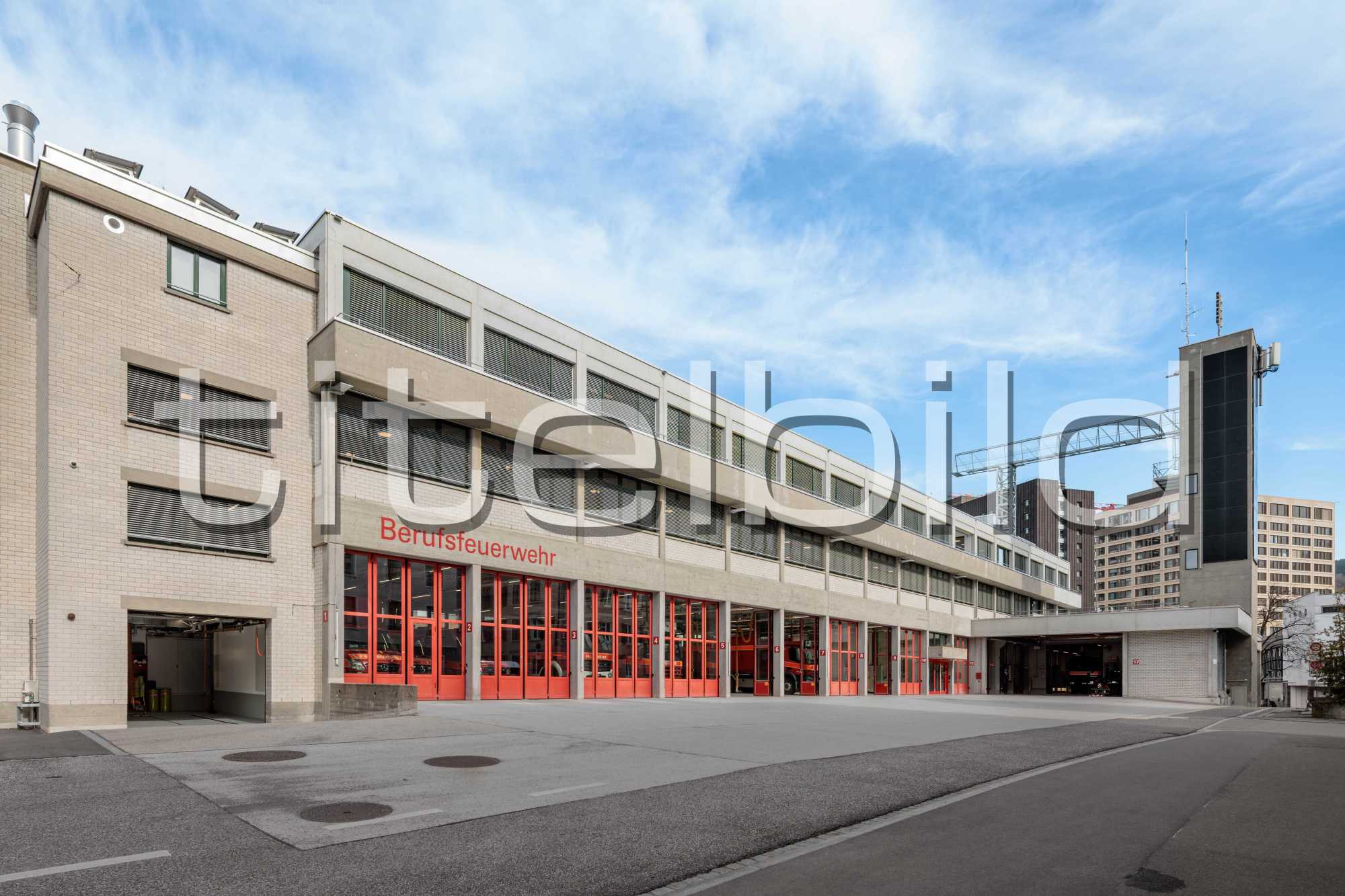 Projektbild-Nr. 3: Sanierungs- und Erweiterungs- massnahmen Berufsfeuerwehr